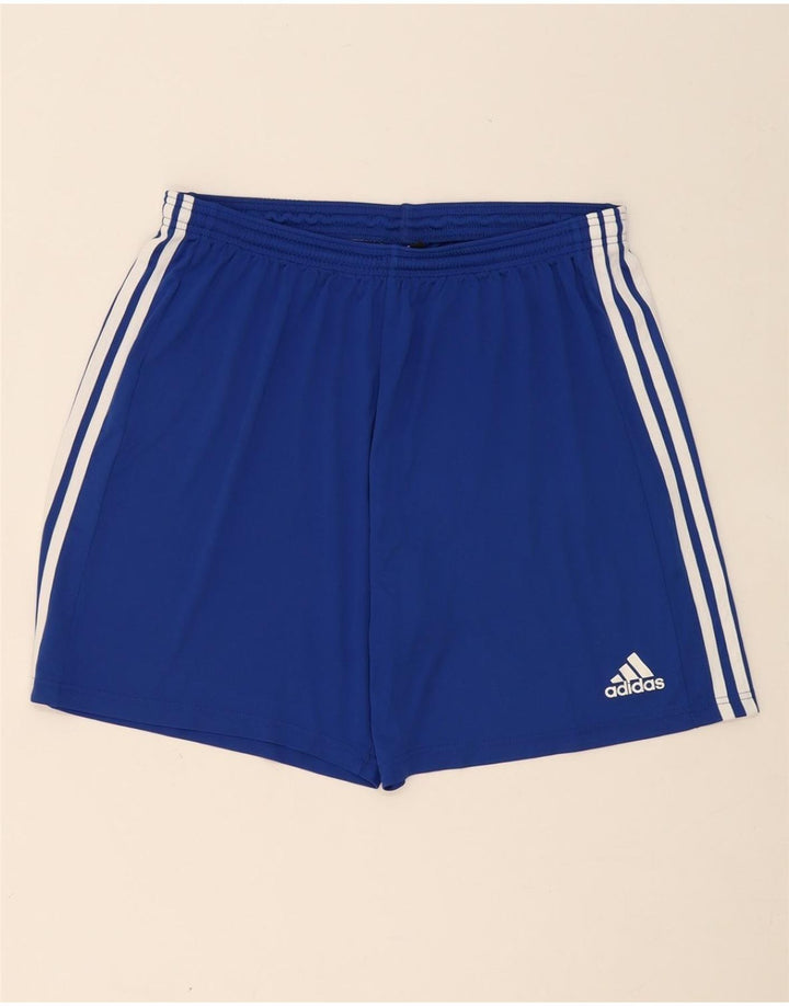 ADIDAS Mens Aeroready Sport Shorts 2XL  Blue Polyester Vintage Adidas and Second-Hand Adidas from Messina Hembry 