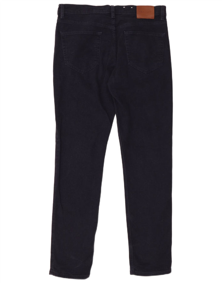 GANT muške uske traperice W33 L32 tamnoplavi pamuk