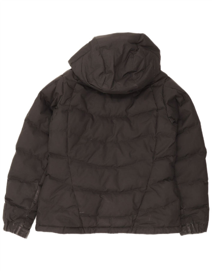 The North Face ženska podstavljena jakna s kapuljačom UK 14 srednji crni poliester