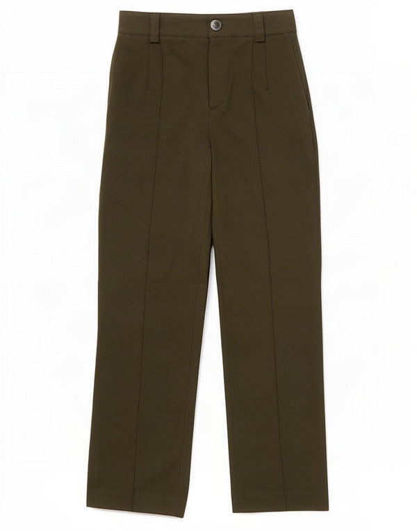 Zara Womens Tapered Casual Trousers XS W24 L32 Khaki Polyester