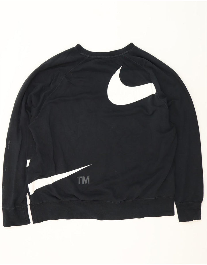 Nike muški džemper s grafičkim motivima 2XL crni pamuk