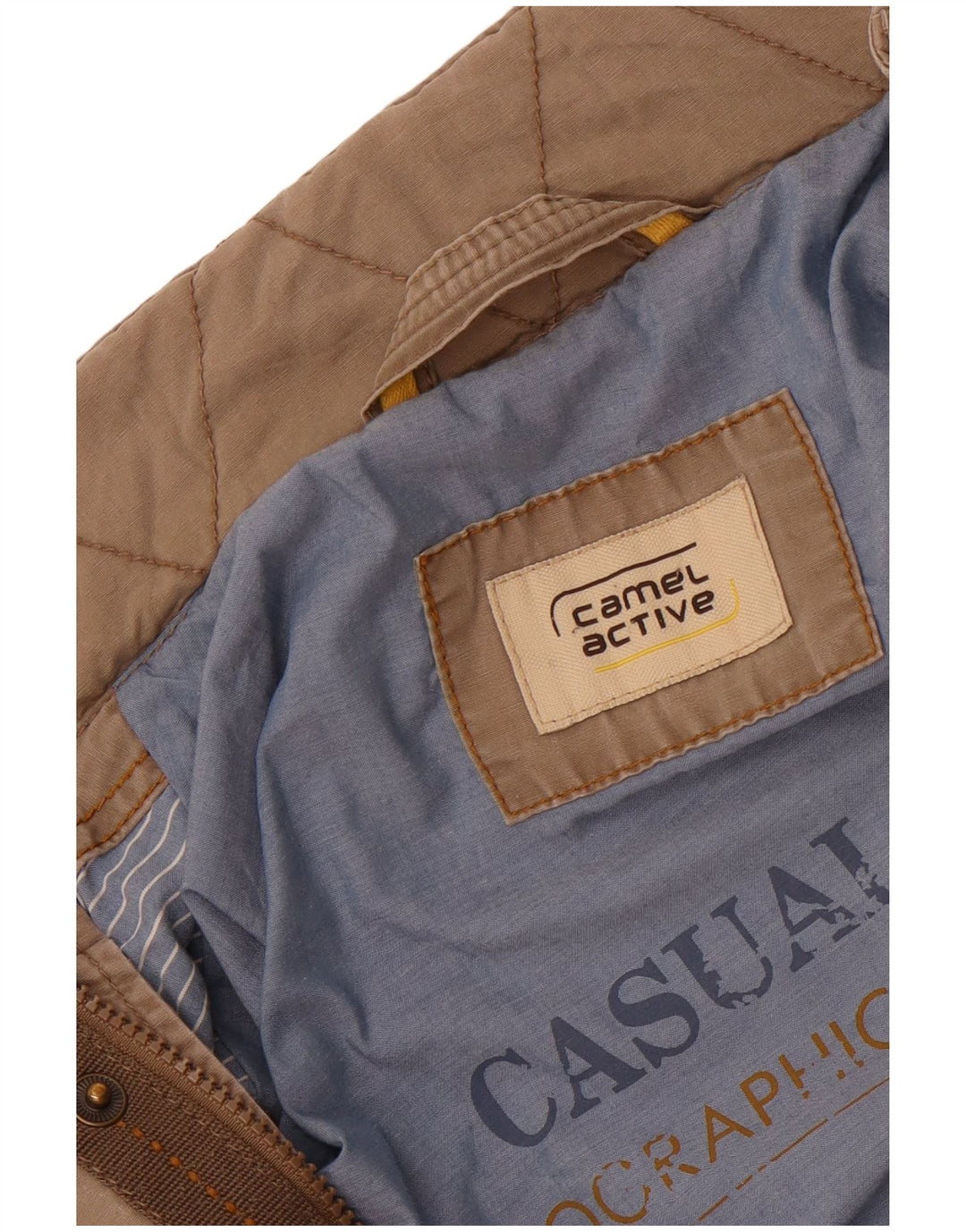 Camel Active muška pomoćna jakna UK 40 Large Beige Colourblock