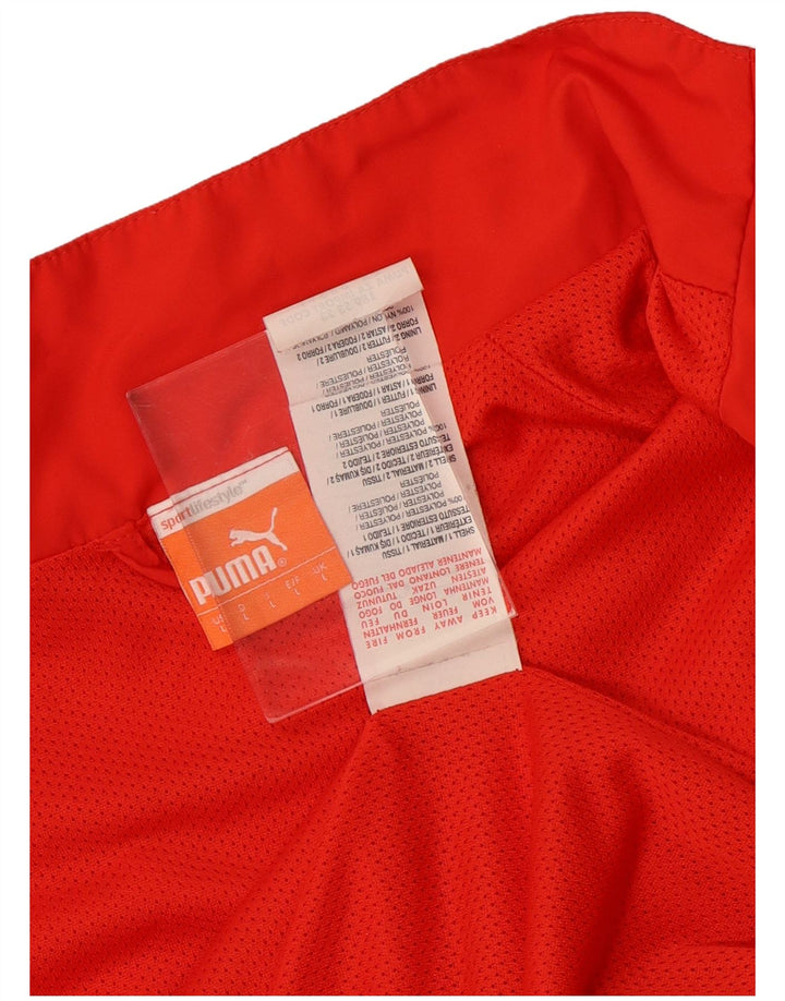 Puma muška trenirka s grafičkim motivima, velika sportska jakna, crvena boja