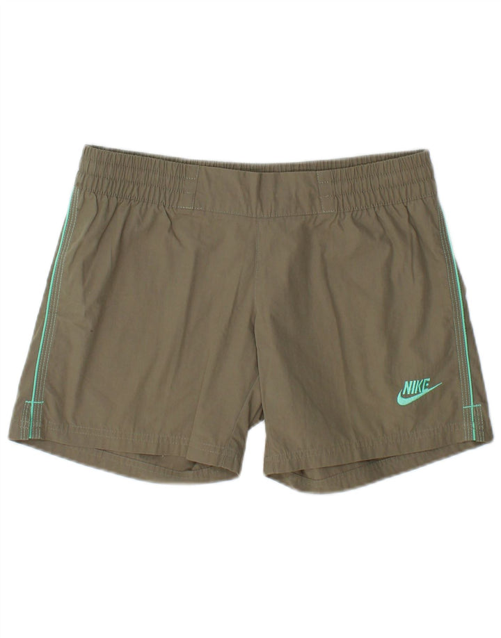 Nike Boys Casual Shorts 12-13 Years Large W28 kaki poliester
