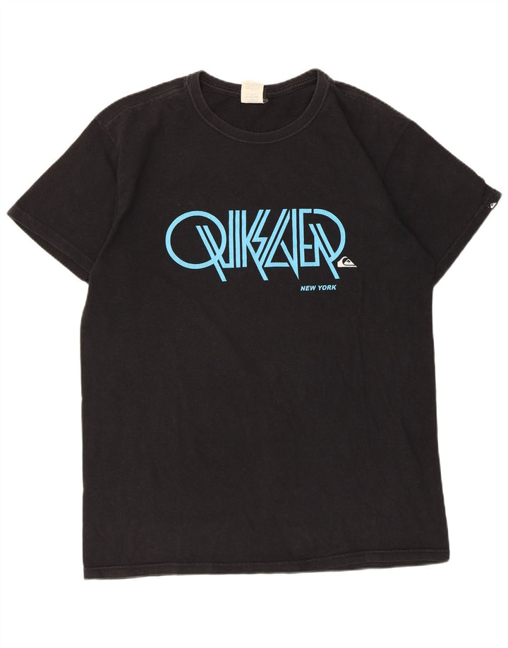 Quiksilver muška majica kratkih rukava srednje veličine, crni pamuk