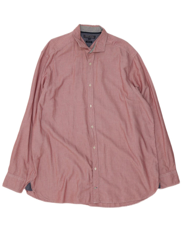 Tommy Hilfiger muška visoka majica standardnog kroja 3XL crveni pamuk