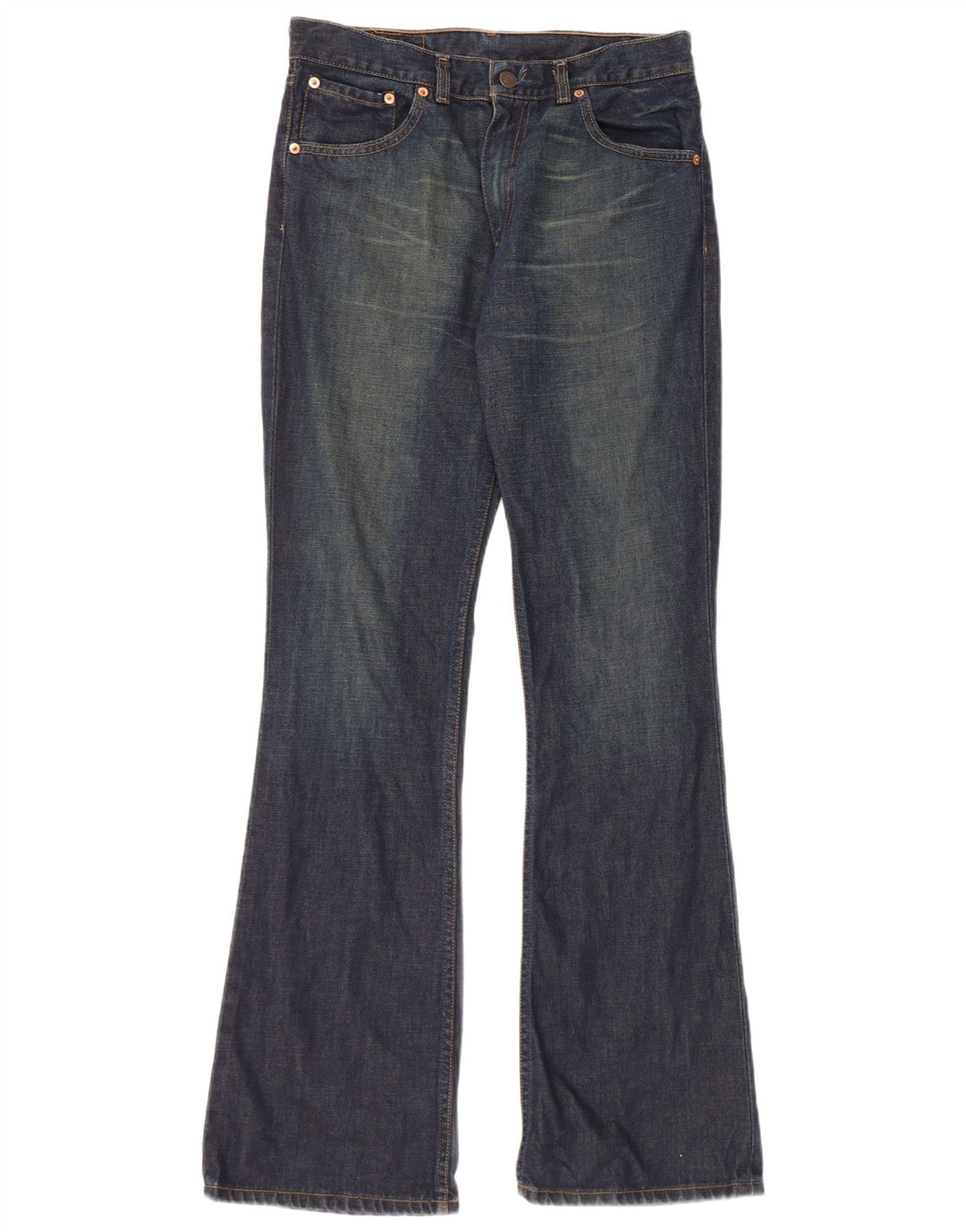Levi's ženske 525 Bootcut traperice W31 L34 plavi pamuk