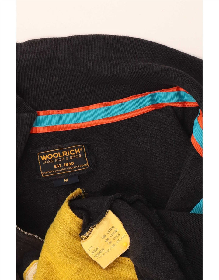 Woolrich muška grafička gornja jakna od srednje crnog pamuka