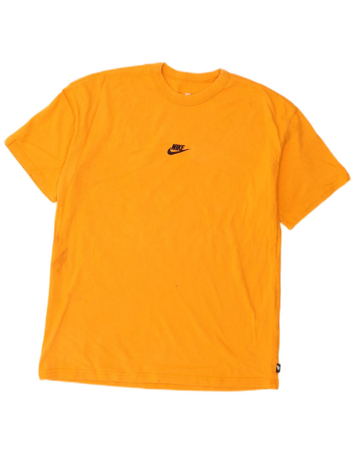 Nike Muška majica širokog kroja srednje narančasta pamučna
