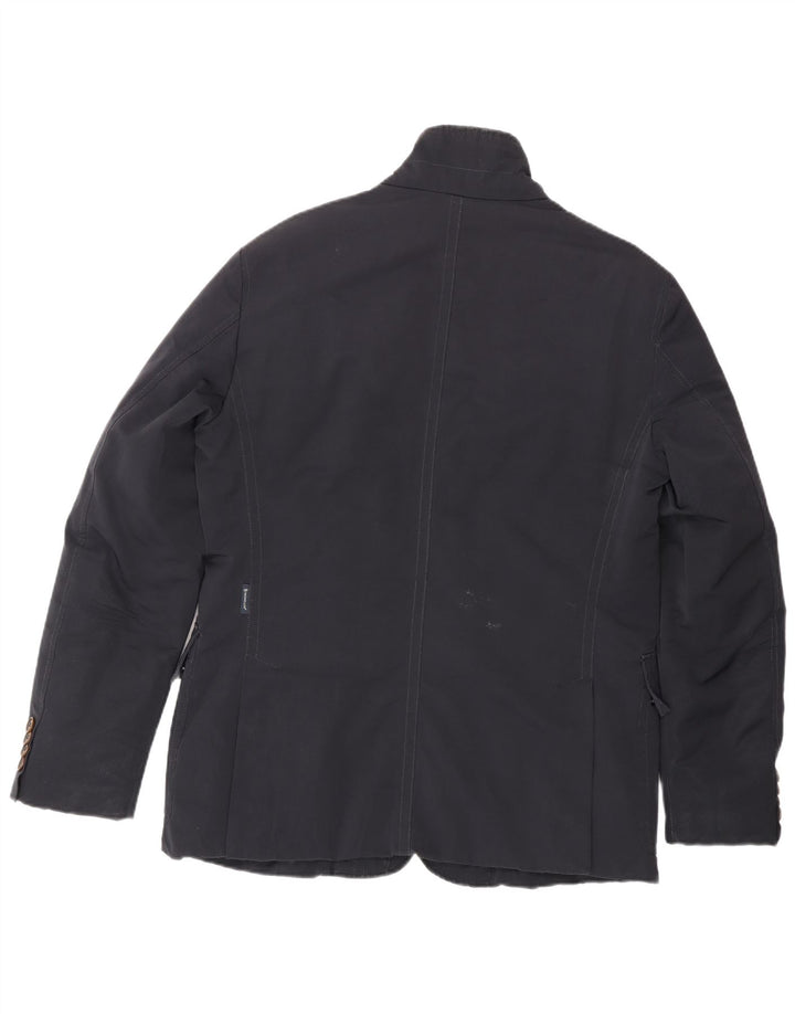 Moncler muška podstavljena jakna veličina 4 XL tamnoplavi poliester