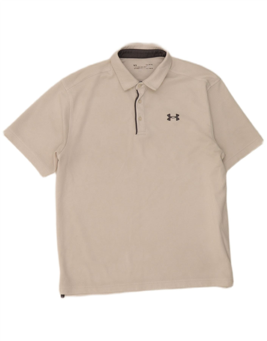 Under Armour muška polo majica Velika bijela poliesterska sportska majica