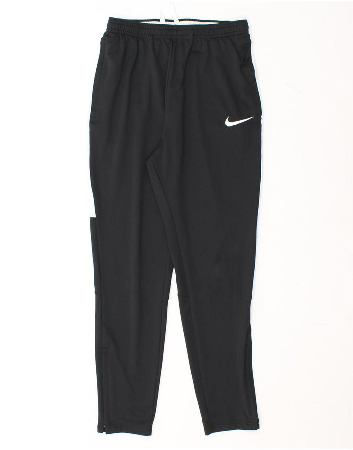 NIKE Boys Tracksuit Trousers 12-13 Years Large Black Polyester Vintage Nike and Second-Hand Nike from Messina Hembry 