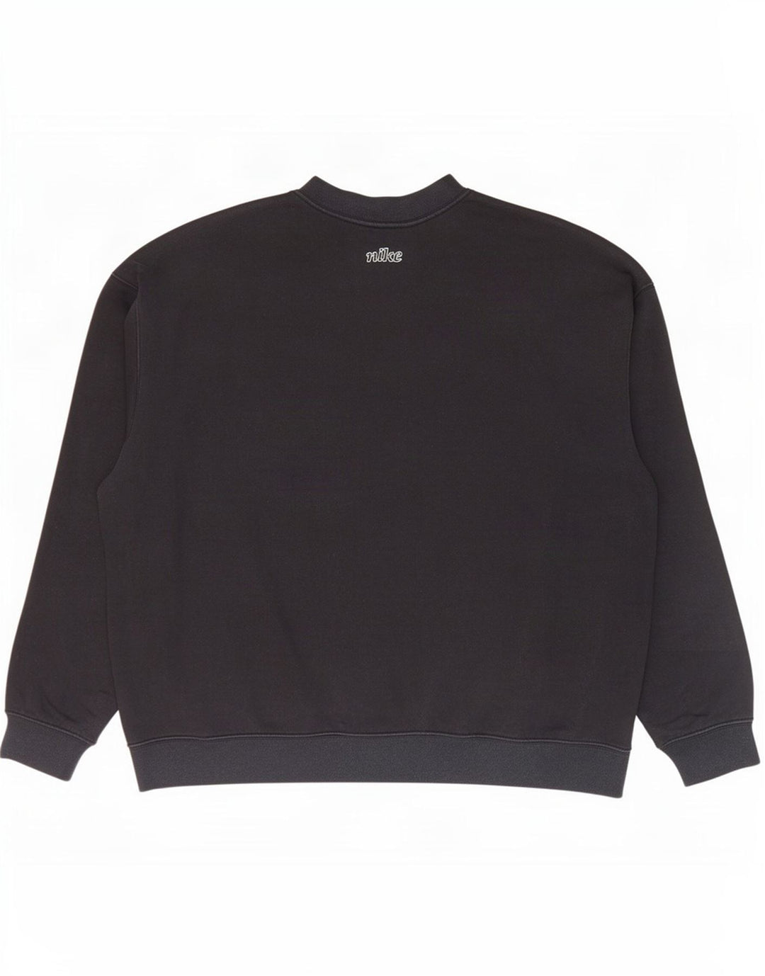 Veliki crni pamuk Nike Dri Fit Graphic Sweatshirt džemper