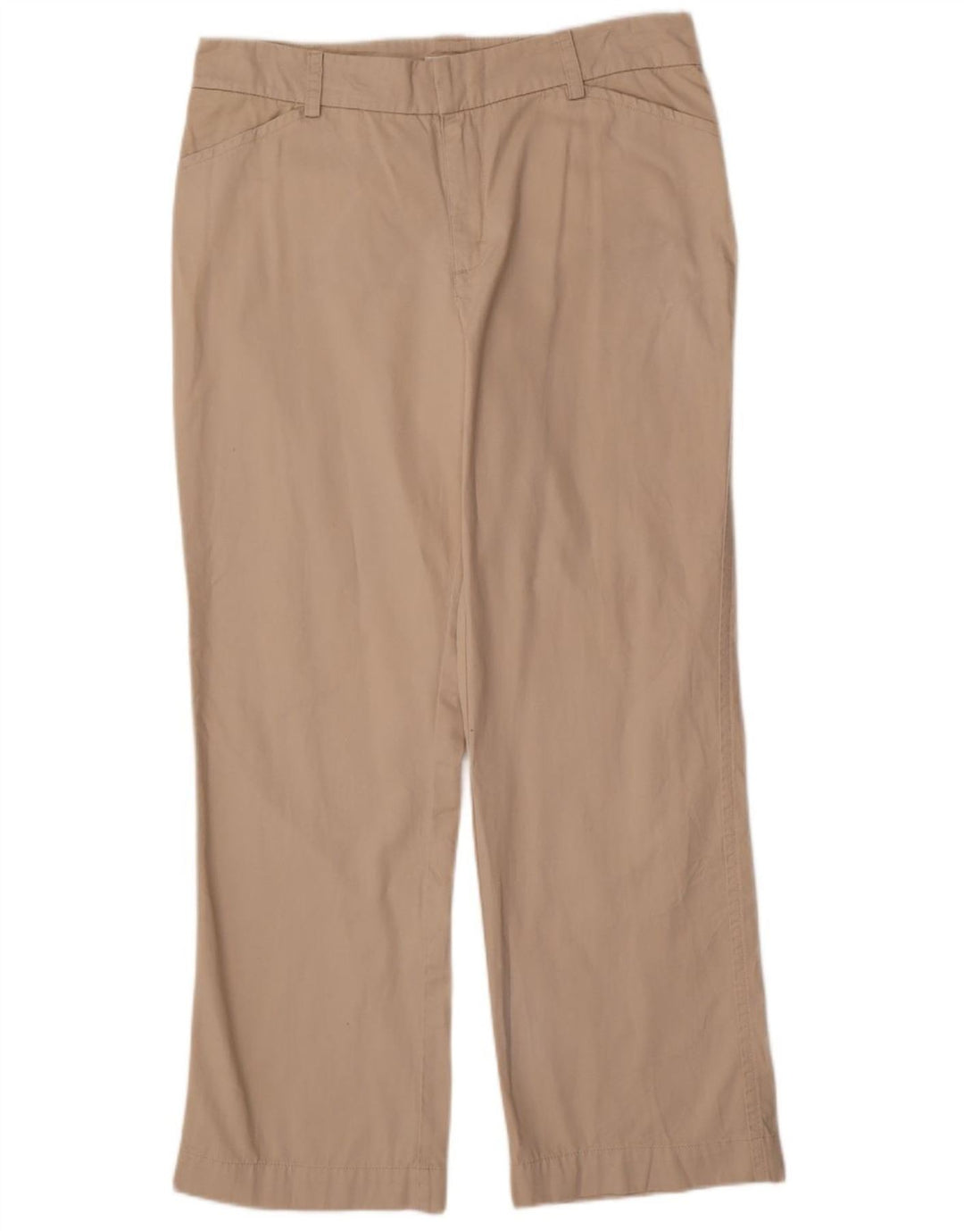 LEE Ženske ravne ležerne hlače US 16 2XL W36 L31 Bež pamuk