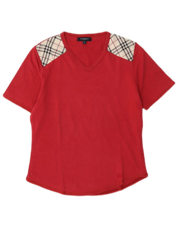 Burberry ženska majica kratkih rukava UK 10 Small Red Check