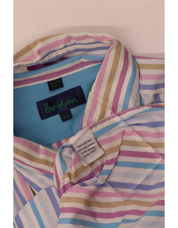 Boden muška košulja veličina 17 1/2 XL raznobojni prugasti pamuk