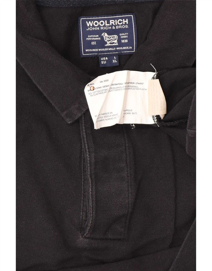 Woolrich muška polo majica velika crna pamučna