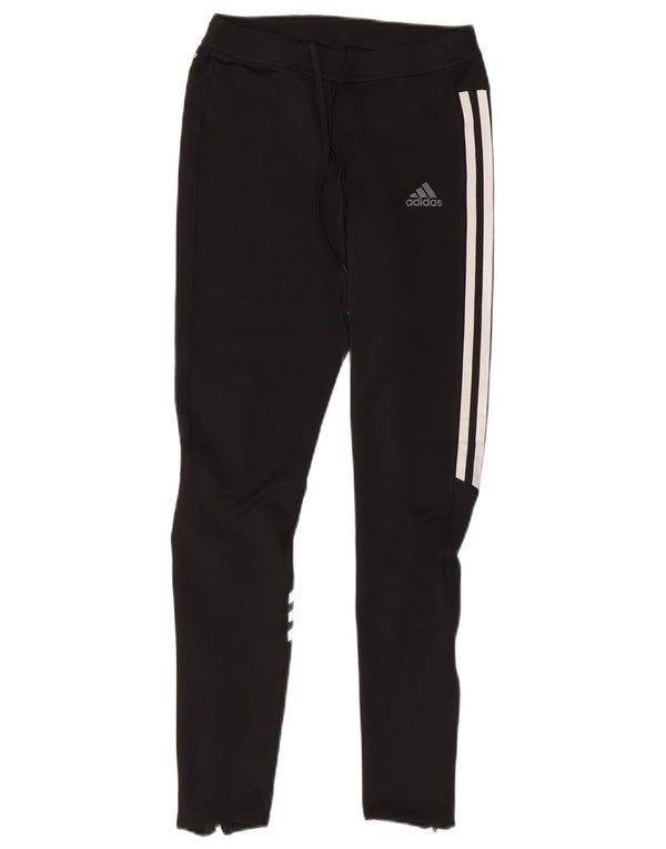 Adidas ženske Aeroready tajice UK 12 Srednje crni poliester