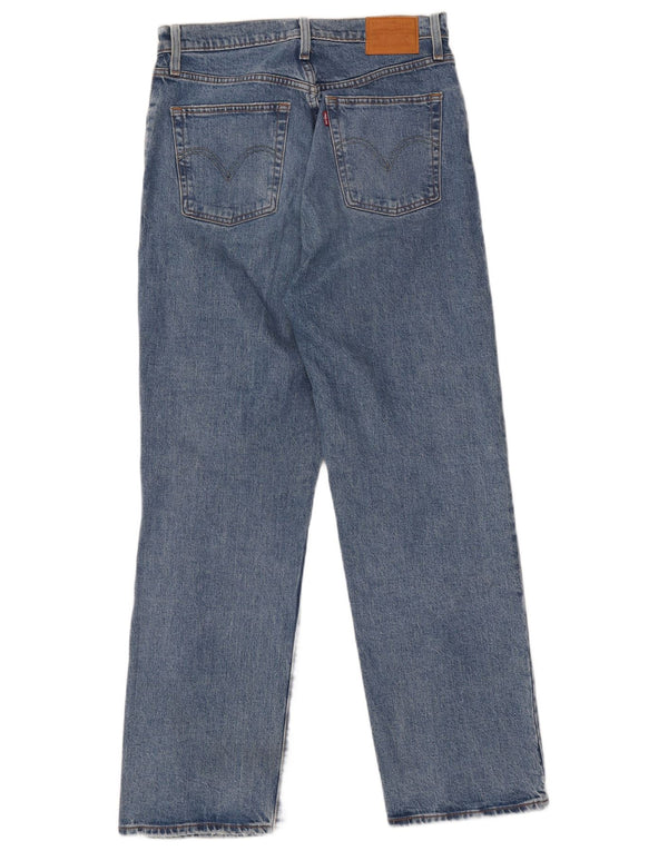 LEVI'S ženske ravne traperice s grudom W30 L29, plavi pamuk