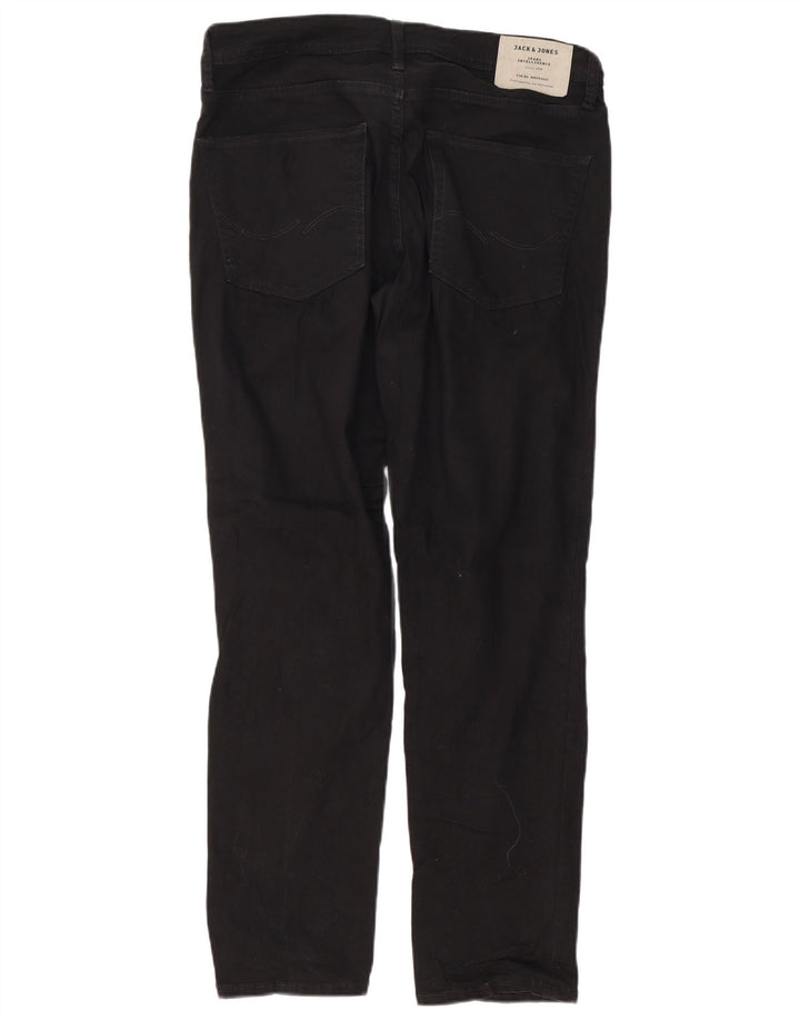 Jack & Jones Muške uske traperice Tim W32 L32 Crni pamuk