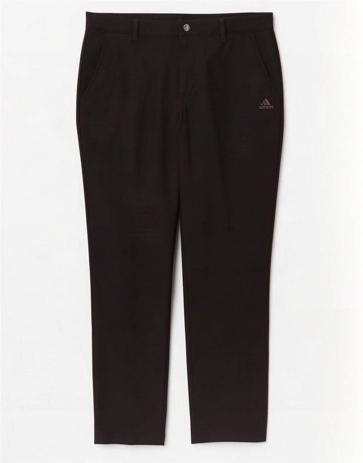 Adidas muške uske chino hlače W34 L32 crni poliester