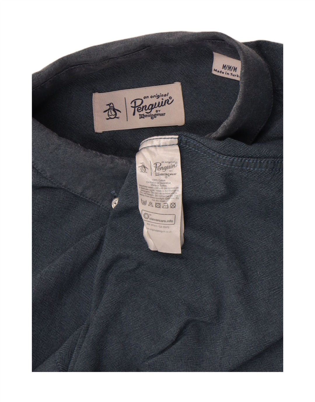 Penguin muška košulja Srednje plavi pamuk