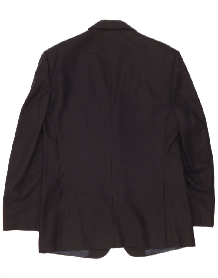 BURBERRYS muška jakna sa 2 gumba IT 50 srednje tamnoplava vuna