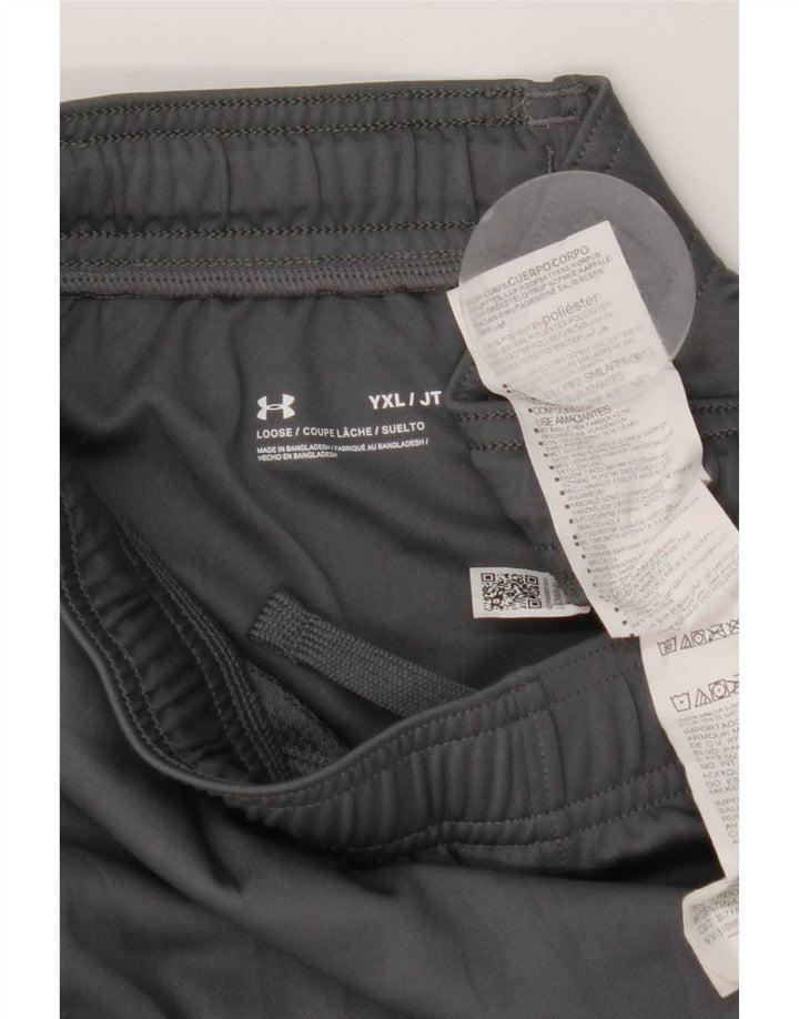 Sportske kratke hlače Under Armour za dječake 13-14 godina XL sivi poliester