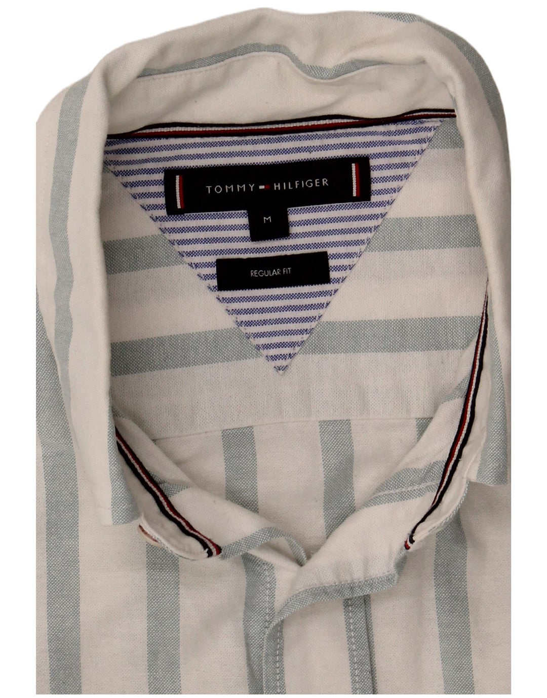 Tommy Hilfiger muška košulja standardnog kroja, pamuk srednje bijele pruge