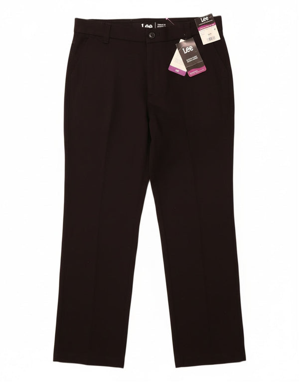 Lee ženske ravne chino hlače srednjeg rasta US 12 Large W32 L28 crne