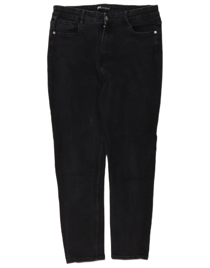 Zara ženske uske traperice EU 44 XL W34 L26 crne