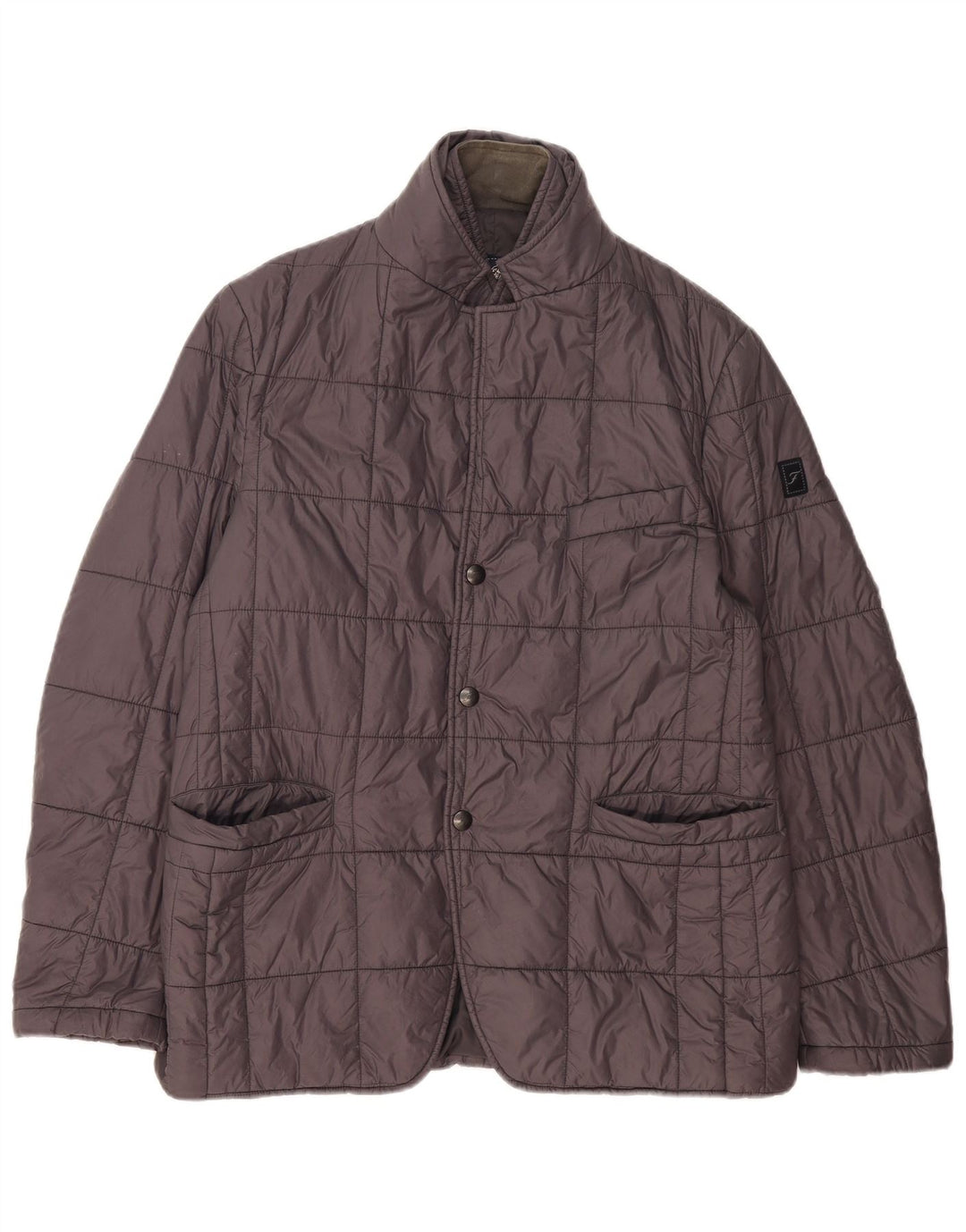 Fay muška podstavljena jakna UK 40 veliki sivi poliamid