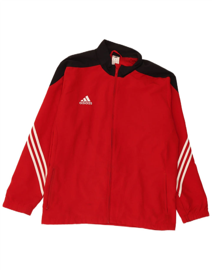 Adidas muška trenirka gornja jakna 2XL poliester crvene boje