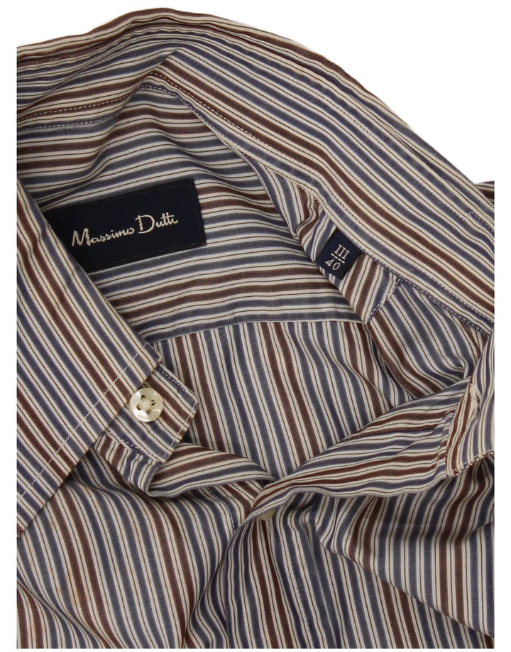 Massimo Dutti muška košulja veličina 40 srednje plave pruge
