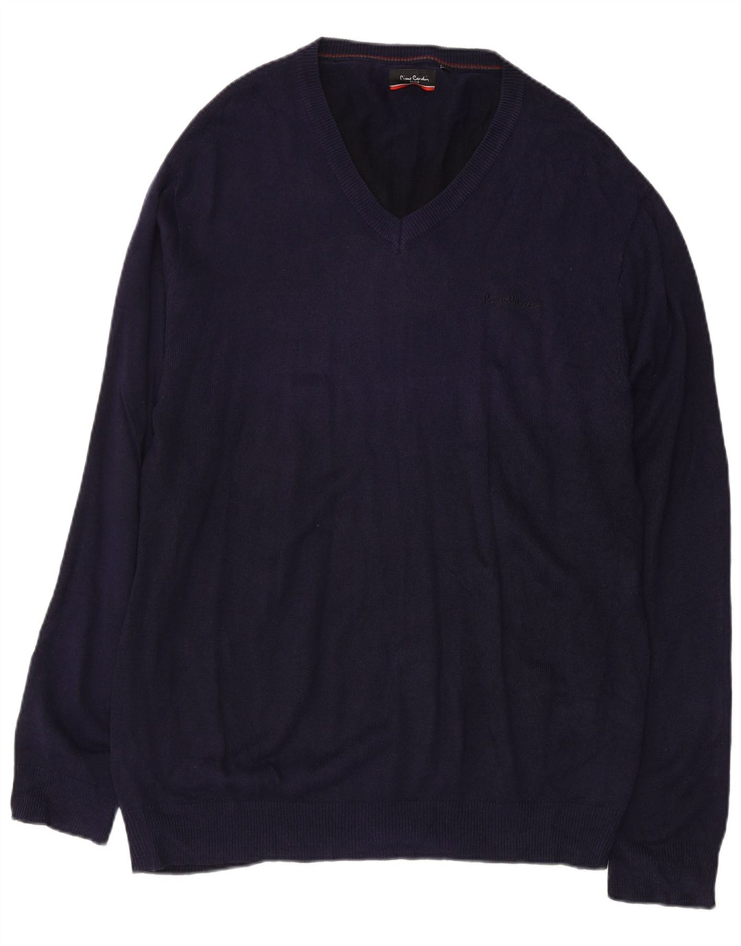 PIERRE CARDIN Muški džemper s V-izrezom 2XL tamnoplavi akril