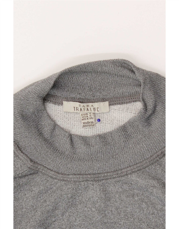 Zara ženski džemper prekomjerne majice s grafičkim motivima UK 10 Small Gray