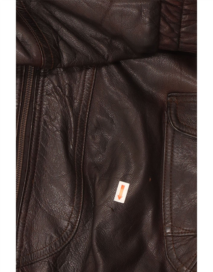 Milan muška kožna jakna UK 40 Large Brown