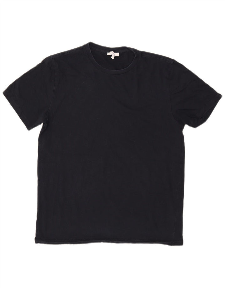 REISS Ženska majica kratkih rukava UK 16 Veliki tamnoplavi pamuk