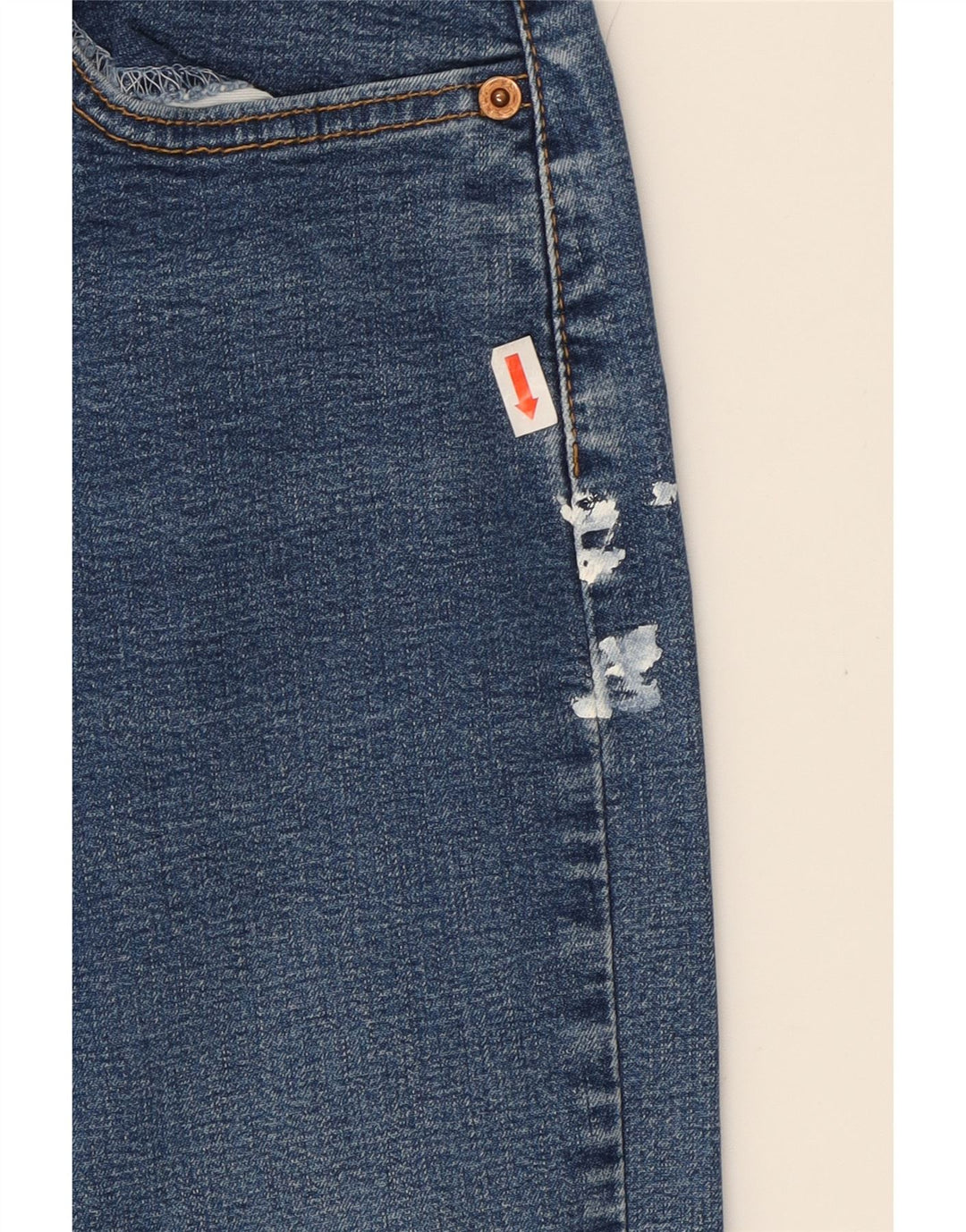 LEVI'S Womens 584 Bootcut Jeans W28 L32 Blue Cotton Vintage Levi's and Second-Hand Levi's from Messina Hembry 
