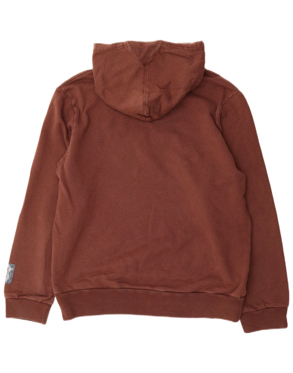 Gas muška majica s kapuljačom s grafičkim motivima 2XL smeđa