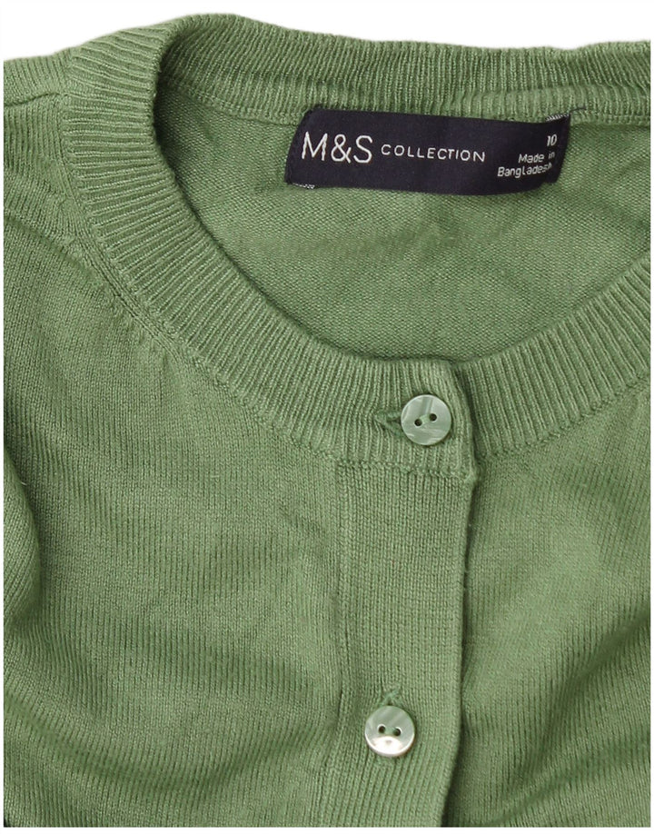 Marks & Spencer ženski kardigan pulover UK 10 Small Green