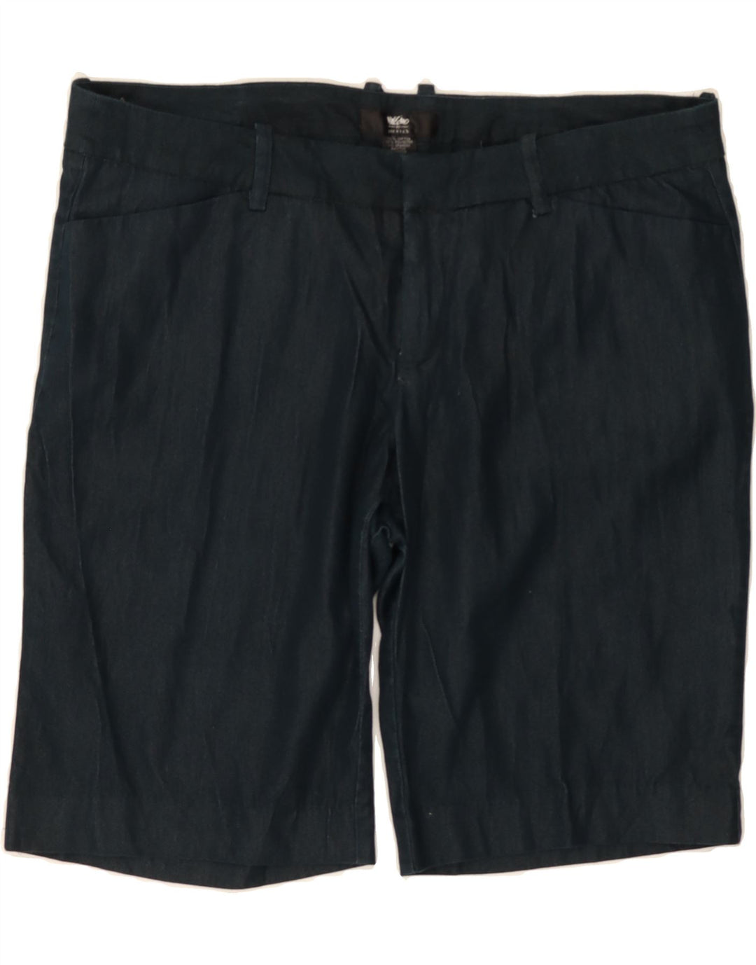 MOSSIMO Womens Stretch Bermuda Shorts US 14 XL W36  Blue Cotton Vintage Mossimo and Second-Hand Mossimo from Messina Hembry 