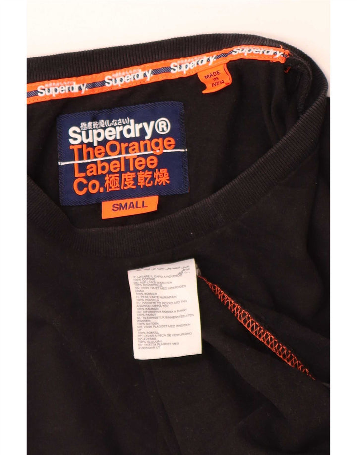 Superdry muška majica kratkih rukava Mala crna pamučna majica