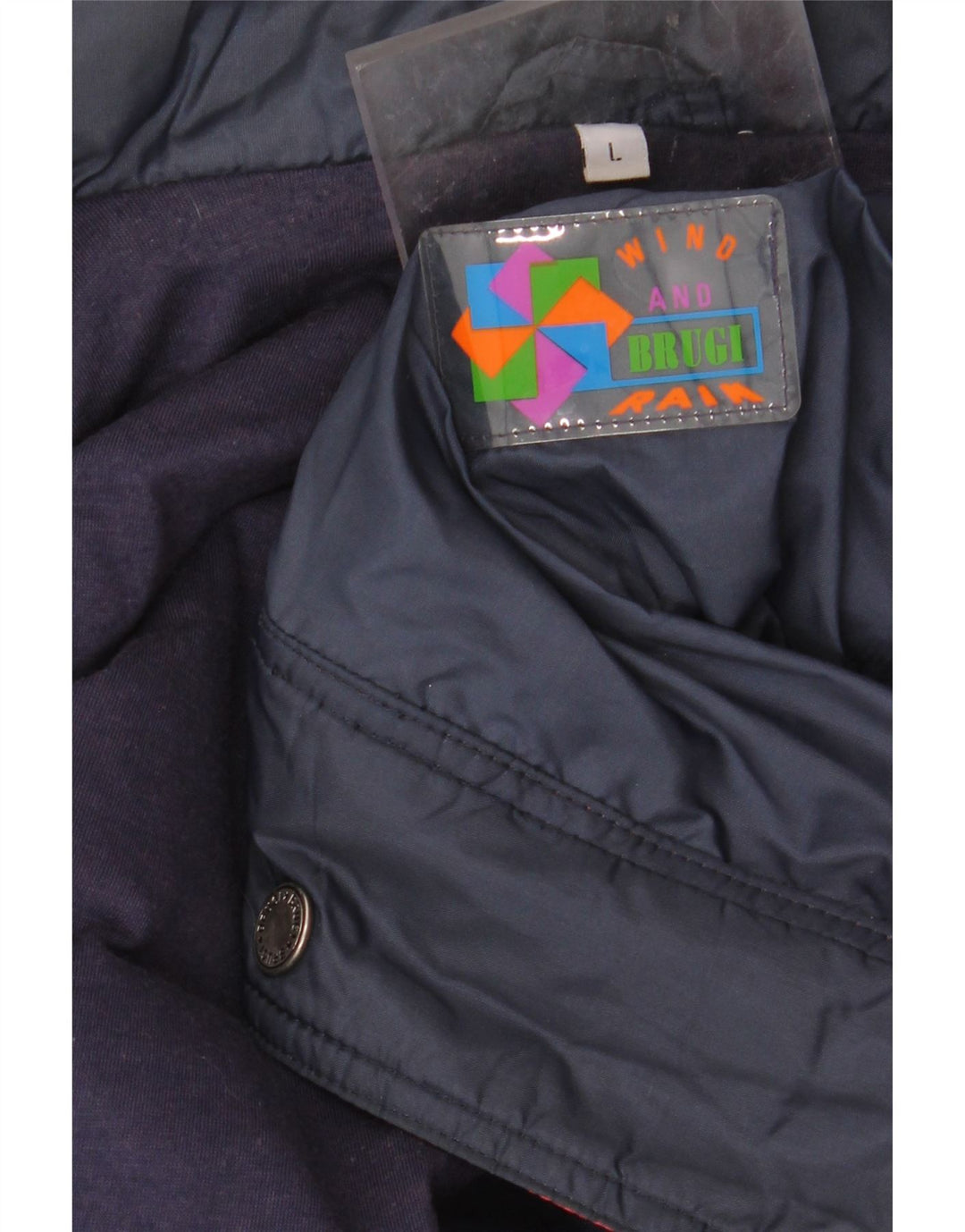 BRUGI muška vjetrovka jakna UK 40 velika tamnoplava boja