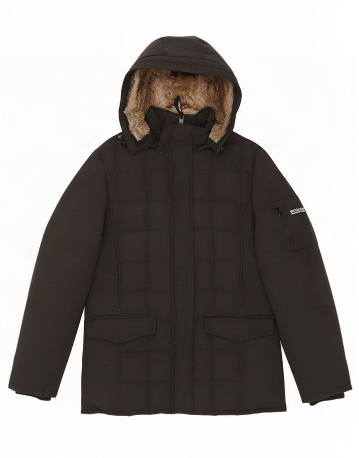 Woolrich ženska podstavljena jakna s kapuljačom UK 16 velika crna
