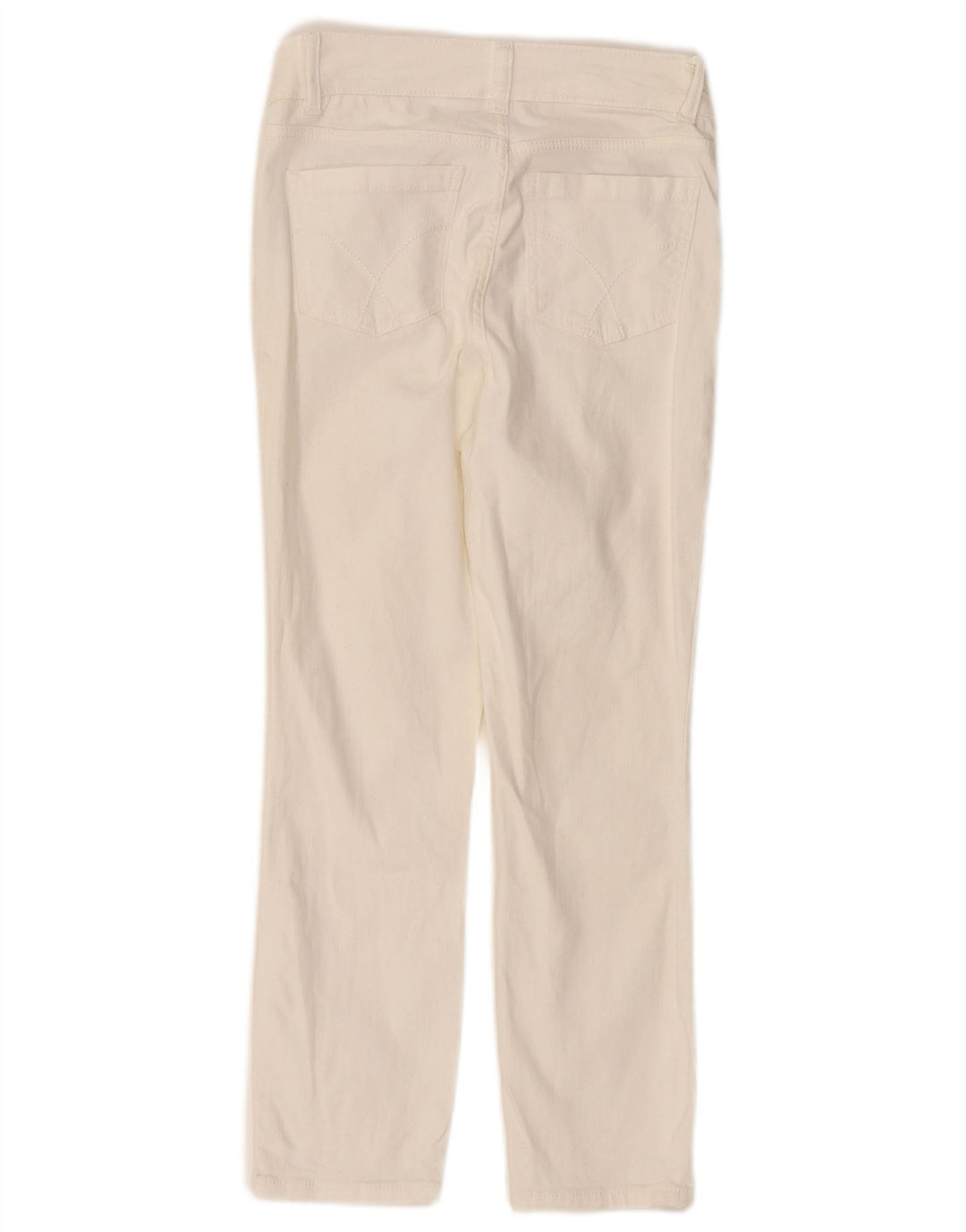 CREW CLOTHING Ženske skraćene traperice niskog struka UK 8 Male W26 L23 Bijele