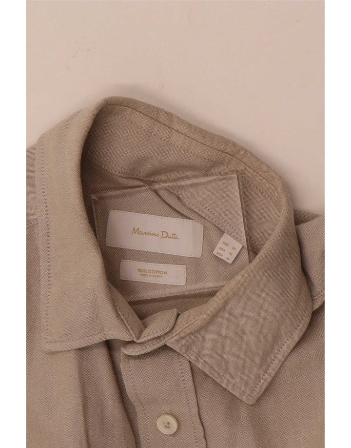 Massimo Dutti muška košulja Srednje bež pamuk