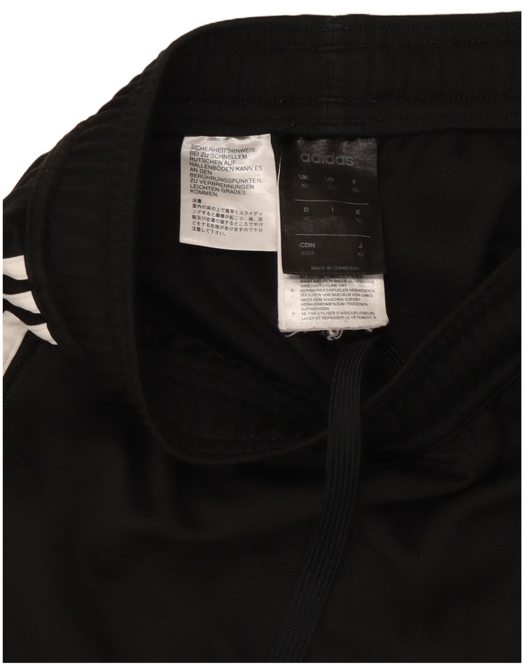 ADIDAS muške trenirke Climalite XS crne poliesterske hlače