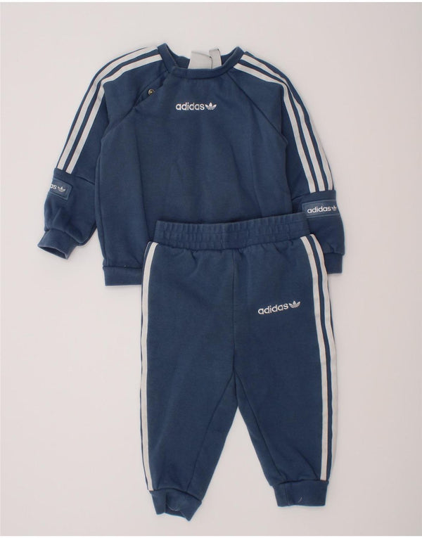 Adidas Baby Boys Graphic Puna trenirka 12-18 mjeseci, plavi pamuk