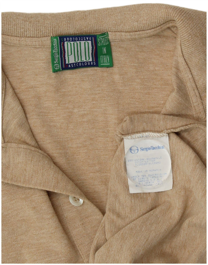 Sergio Tacchini muška polo majica, srednje bež flekasti pamuk